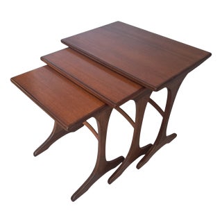 Mid-Century Modern Teak Fresco Nesting Tables from G Plan, 1960s, Set of 3 For Sale