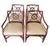 Shelby Williams 1990s Shelby Williams Target Back Rattan Dining Chairs, Set of Four, McGuire Style, Coastal, Regency, Palm Beach For Sale - Image 4 of 15