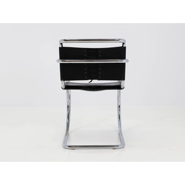 Metal MR20 Cantilever Armchairs by Ludwig Mies van der Rohe for Knoll Inc. / Knoll International, 1970s For Sale - Image 7 of 13