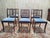 English Chairs with Barrettes, Set of 6 For Sale - Image 4 of 5
