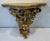 Nice vintage gold neoclassical design wall corbel shelf