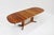 Vintage Danish oval extendable dining table from the 1960s made of solid teak. Extendable with two extension leaves to 199...