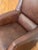 Animal Skin Timothy Oulton Lumbar “Cigar Leather” Chair For Sale - Image 7 of 13