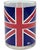 Mid 20th Century Vintage Cera Union Jack Uk Flag Cocktail Glasses- Set of 7 For Sale - Image 5 of 10