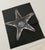 Vintage Cofrac Art Verrier Crystal Bowl Dish Starfish Motif