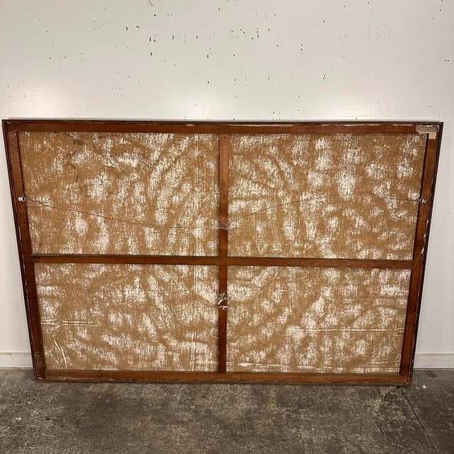 1963 Framed Oil on Canvas by George Rhoads For Sale - Image 11 of 12