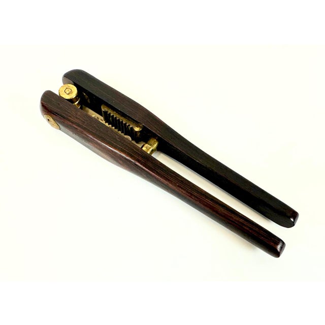 Wood Mid-Century Modern Rosewood and Brass Nutcracker by Poul Knudsen, 1950s For Sale - Image 7 of 7