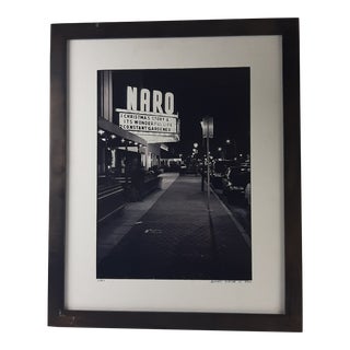 2000s "Naro Theater" Black and White Signed and Numbered Photograph, Framed For Sale