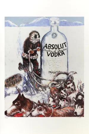 Absolut Statehood: Alaska, Alex D. Combs Lithograph