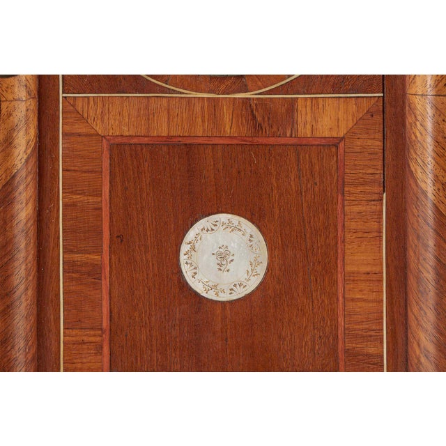 Antique French Wooden Chiming Mantel Clock, Circa 1900 For Sale - Image 9 of 15