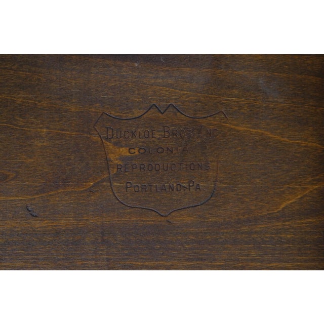 Frederick Duckloe Oak, Cherry, and Walnut Comb-Back Windsor Desk Writing Chair For Sale - Image 18 of 18