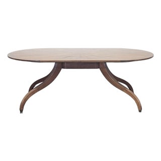 Rose Tarlow Oval Regency Dining Table For Sale