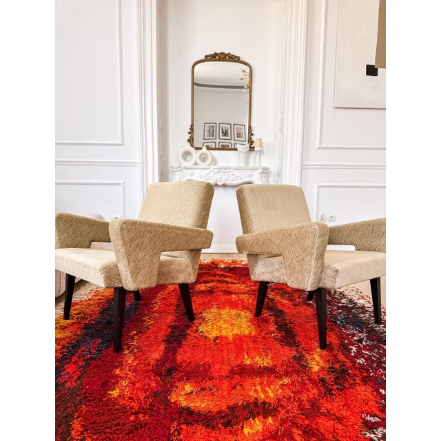 Set of Czechoslovakian Mid-Century Modern Armchairs from Jitona For Sale - Image 10 of 18