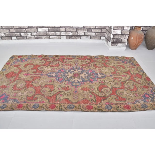 Boheşan Vintage Kurdish Carpet For Sale - Image 9 of 11