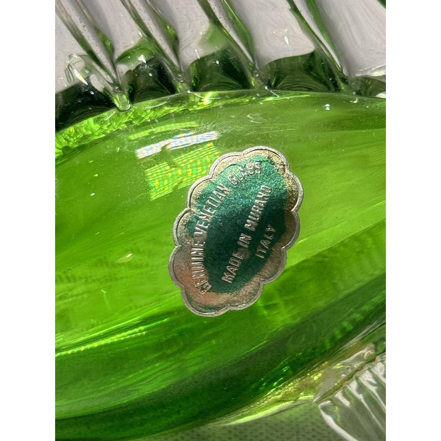 Decorative Murano glass fish sculpture with gold aventurine inclusions. Retains original “Genuine Venetian Glass – Made in...