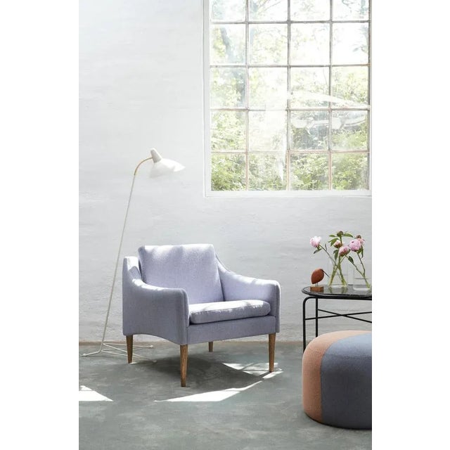 Mr. Olsen Lounge Chair in Mosaic and Smoked Oak by Warm Nordic For Sale - Image 9 of 13