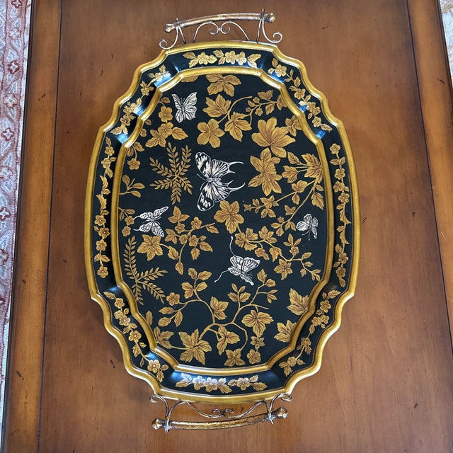 Traditional Accent Tray For Sale - Image 3 of 5