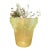 Vintage Mid-Century Translucent Green Lucite Ice Bucket Bottle CoolerTree Frog Handles For Sale