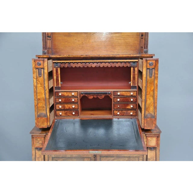 Mahogany Secretaire, 1830s For Sale - Image 10 of 18