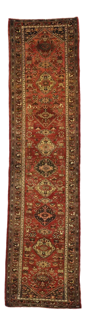 Vintage Persian Hamadan Runner - 03'04 X 13'02
