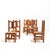 Handmade Oak Chairs, 1970s, Set of 8 For Sale - Image 12 of 16