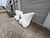 Textile Pair of Asymmetrical Channel Back Lounge Chairs For Sale - Image 7 of 14