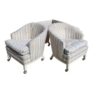 Vintage Mid Century Club Chairs - Set of 4 For Sale