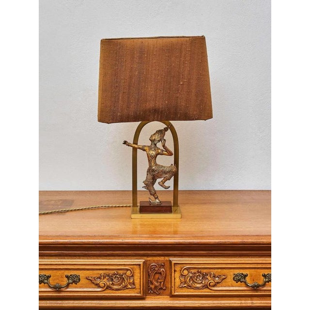 Vintage Shiva Table Lamp, Thailand For Sale - Image 4 of 11