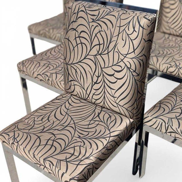 Vintage Dia Chrome Dining Chairs, Set of Six, Mid-Century For Sale - Image 15 of 18