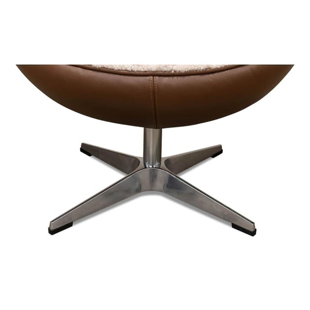 2020s Mid Century Style Egg Chair For Sale - Image 5 of 7