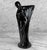 Late 20th Century Vintage Art Deco Black Ceramic Flapper Women Sculpture - 10" For Sale - Image 5 of 10