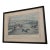 Vintage Hand Painted Horse Racing Engraving in Frame For Sale