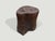 2010s Andrianna Shamaris Modern Organic Charred Side Table For Sale - Image 5 of 5