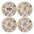 19th C. Edme Samson French Reticulated Armorial Bowls - Set of 4 For Sale