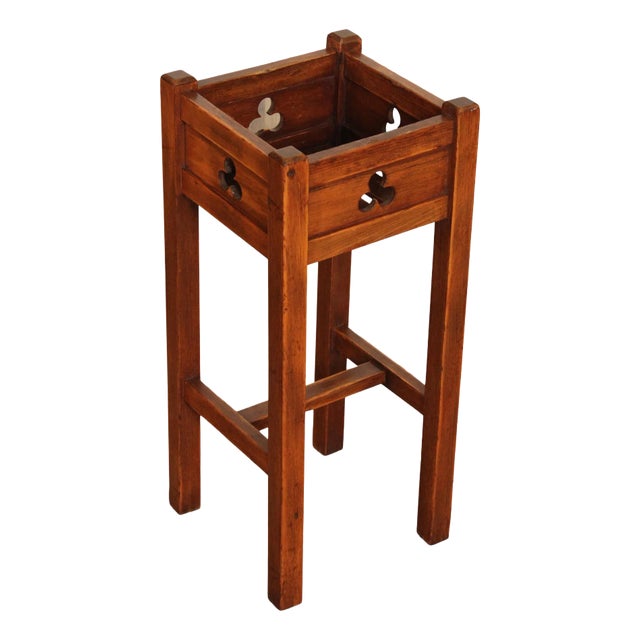 Antique Arts and Crafts Plant Stand For Sale