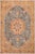Shabby Chic Vintage 1990's Blue/Yellow Wool Rug - 9'8'' X 12'4'' For Sale - Image 9 of 10