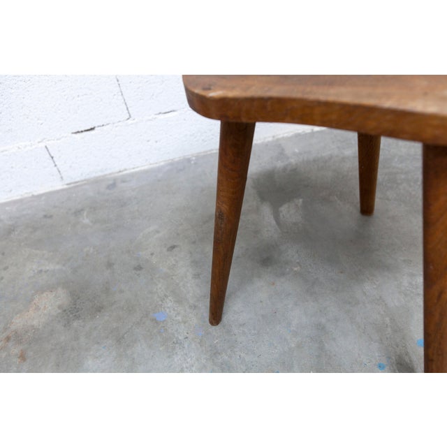 Handcrafted Tripod Stool, 1960s For Sale - Image 6 of 9