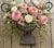 Lovely lines on this French Country style iron garden urn. It’s in very nice vintage condition and would make a stunning...