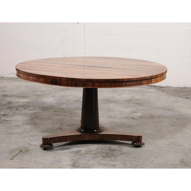 Brown 18th C. Round Center Table From England For Sale - Image 8 of 11