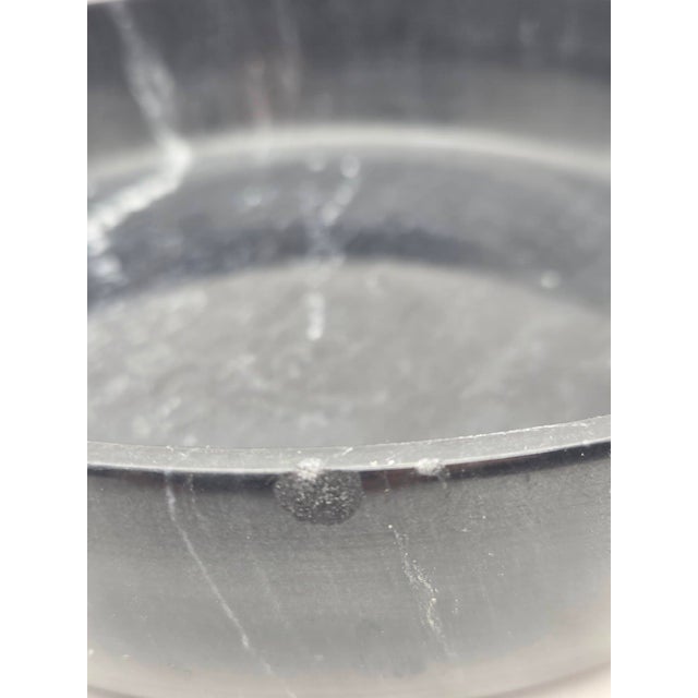 Mid 20th Century Black Marble Bowl With Lid For Sale - Image 9 of 13