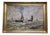 Dutch Artist, Boats at Sea, 1800s, Oil on Canvas For Sale