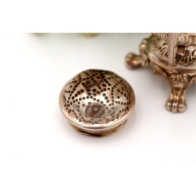 Silver Sprinkler with Reliefs and Applications For Sale - Image 3 of 7