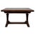 Wood Antique Early 20th Century English Oak Draw-Leaf Refectory Dining Table For Sale - Image 7 of 8