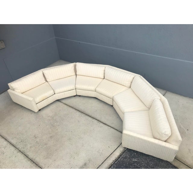 Selig Mid Century Modern Semi-Circle Sectional Sofa For Sale - Image 13 of 13