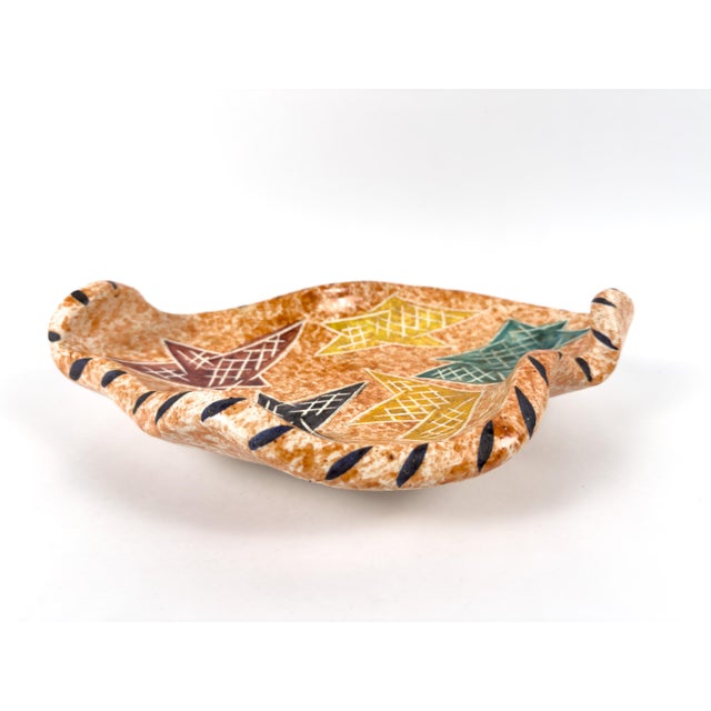 Vallauris Large French Mid-Century Ceramic Catch-All, Signed Borty Vallauris, C. 1960 For Sale - Image 4 of 18