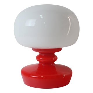 Vintage Table Lamp in Glass by Štěpán Tabery, 1970s For Sale