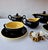 Black Mid-Century Modern Tea Set by Villeroy & Boch, 1950s, Set of 9 For Sale - Image 8 of 12