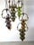 Striking brutalist chandelier designed by Nanny Still and produced by Massive, Belgium. it consists of 7 glass lamp...