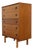 Mid Century Modern Vintage Teak British Dresser Drawers For Sale