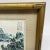 Nice little well framed print pair. The silk and linen matting looks great with the gold painted bamboo carved pattern on...